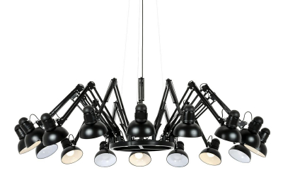 Lustra/candelabru cu design modern industrial Torger II 50-200 cm cu brate reglabile, JD-182-16 - King [2]