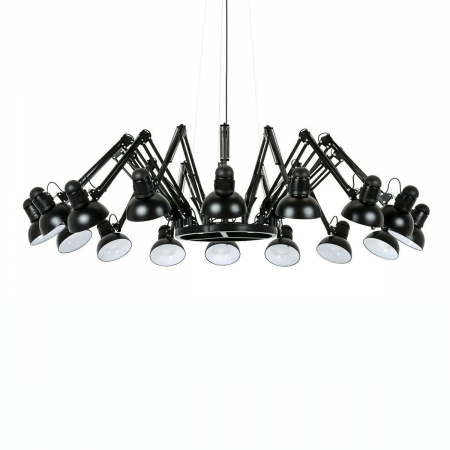 Lustre - Lustra/candelabru cu design modern industrial Torger II 50-200 cm cu brate reglabile, JD-182-16 - King