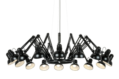 Lustra/candelabru cu design modern industrial Torger II 50-200 cm cu brate reglabile, JD-182-16 - King [3]