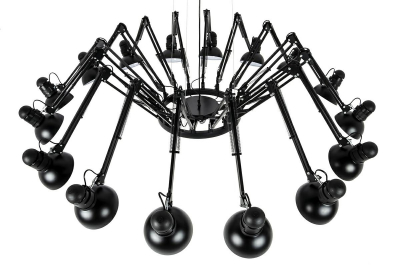 Lustra/candelabru cu design modern industrial Torger II 50-200 cm cu brate reglabile, JD-182-16 - King [9]