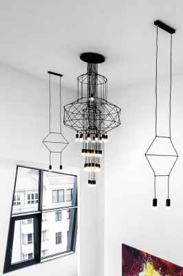 Lustra/candelabru design industrial Anum din cabluri 90x200 cm, JD0032-43P - King [4]
