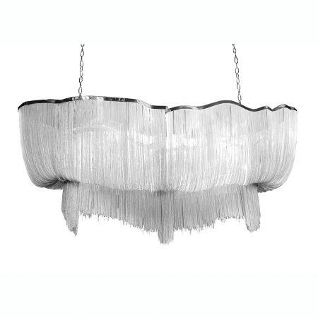 Lustre - Lustra/candelabru design lux Beyle, 160x40 cm, aluminiu crom, 1080S3 - King