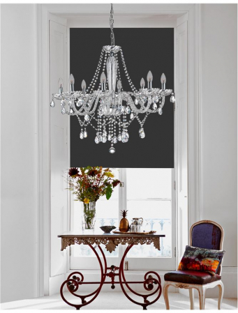 Lustra/candelabru lux crom cu cristale Bertra, cu 5/8 brate din metal cu sticla, 51231402 - Novaluce [4]