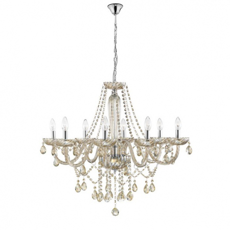 Lustra/candelabru lux sampanie cu cristale Anasia, cu 5/8 brate din metal cu sticla, 71231401 - Novaluce [5]