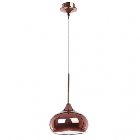 Lustre - Lustra crom/neagra/aur roz tip pendul Zoe din metal Ø 20 cm, inaltime reglabila, 5704802 - Novaluce