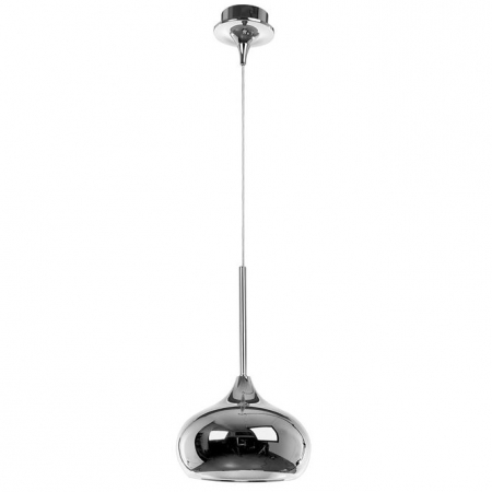 Promotii - Lustra crom/neagra/aur roz tip pendul Zoe din metal Ø 20 cm, inaltime reglabila, 5704801 - Novaluce