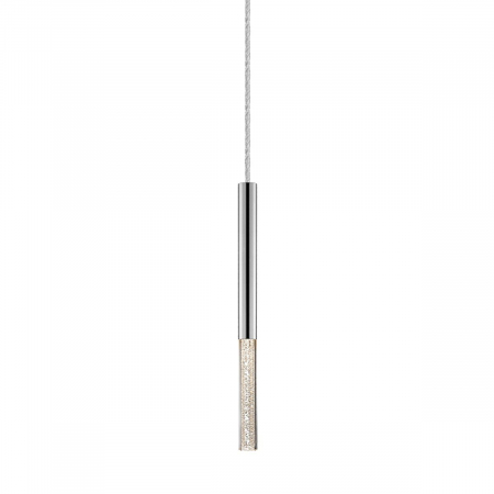 Lustra crom ONE pendul cilindric cu iluminare LED, inaltime reglabila, 003064-009119 - Zumaline [1]