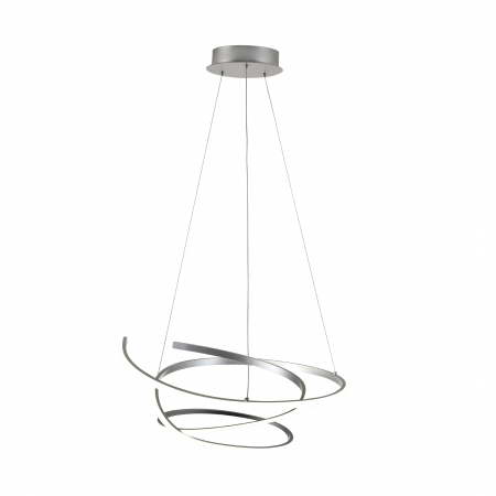 Lustre - Lustra cromata design circular FORE metal / plastic, 003064-020114 - Zumaline