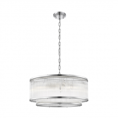 Lustre - Lustra cromata design clasic SERGIO 50,5 cm metal / sticla, 003064-016823 - Zumaline