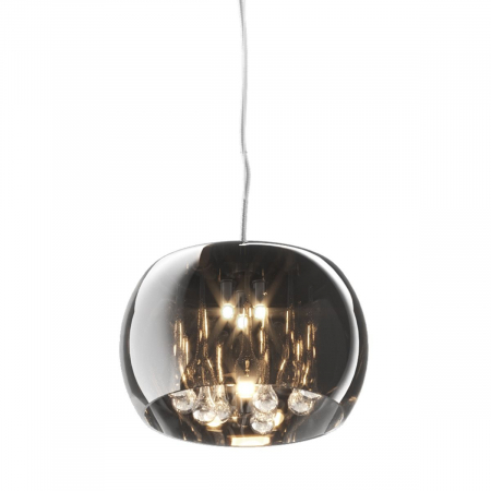 Lustre - Lustra CRYSTAL tip pendul Ø 28 cm, din sticla, inaltime reglabila, 003064-001811 - Zumaline