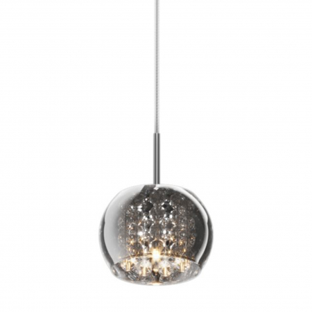 Lustre - Lustra CRYSTAL pendul din sticla Ø 40 cm, inaltime reglabila, 003064-001008 - Zumaline