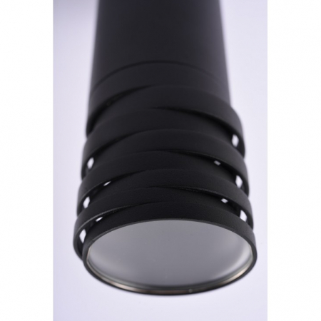 Lustra cu 5 pendule pe fir Lily, metal alb/negru/sampanie, design modern, AZ 3406 - Azzardo [3]
