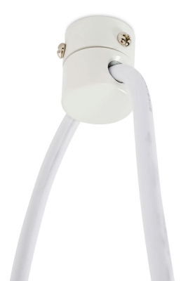 Lustra cu cablu atarnat design industrial Hang, un bec LED, alba/neagra, MD20502-A-200 - King [6]