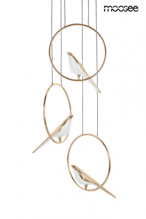 Lustre - Lustră cu pandantiv MOOSEE BIRD DISC auriu., MSE010100294 - King