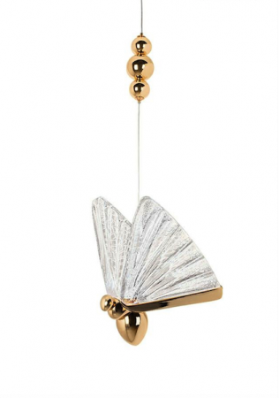 Produse - Lustră cu pandantiv MOOSEE BUTTERFLY M auriu., MSE010100322 - King