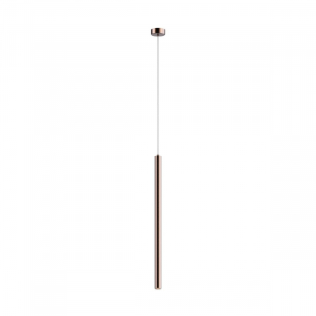 Promotii - Lustra cupru LOYA pendul cilindric cu iluminare LED, inaltime reglabila, 003064-003491 - Zumaline