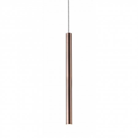 Lustra cupru LOYA pendul cilindric cu iluminare LED, inaltime reglabila, 003064-003491 - Zumaline [1]