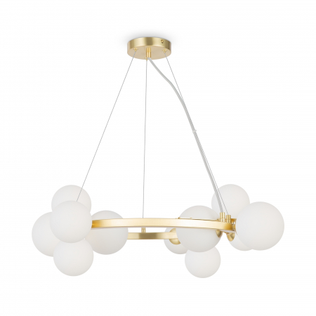 Lustre - Lustra Dallas MOD545PL-11BS, 11xG9, aurie+alba, IP20, Maytoni