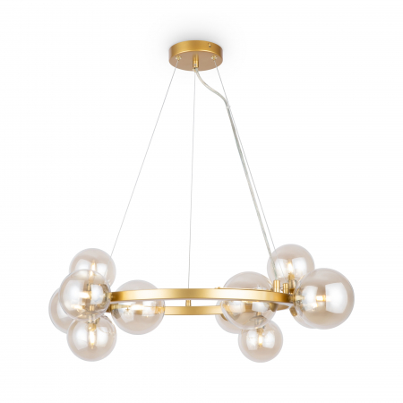 Produse - Lustra Dallas MOD545PL-11G, 11xG9, aurie+transparenta, IP20, Maytoni