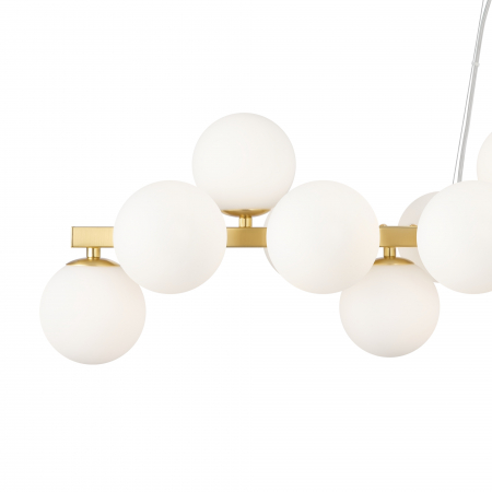 Lustra Dallas MOD547PL-25BS, 25xG9, aurie+alba, IP20, Maytoni [1]