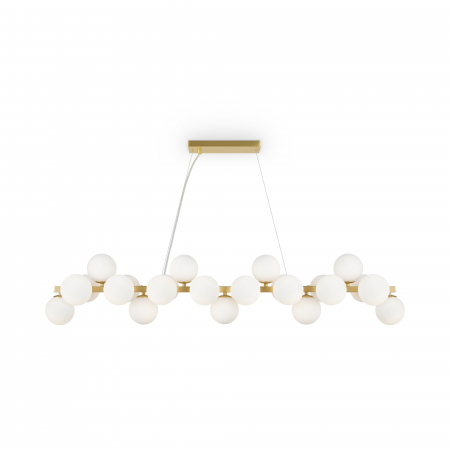 Lustre - Lustra Dallas MOD547PL-25BS, 25xG9, aurie+alba, IP20, Maytoni