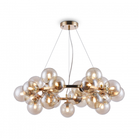 Lustra Dallas MOD548PL-25G, 25xG9, aurie+transparenta, IP20, Maytoni [0]