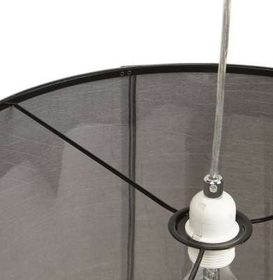 Lustra de design gri SAYA rotunda abajur material 50x30x150 cm, HL00450GR - Kokoon [6]