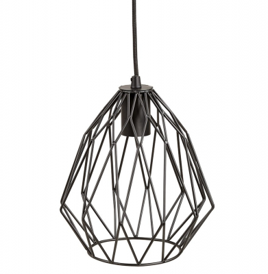 Lustra de design neagra PARAL forma geometrica stil industrial otel, HL00530BL - Kokoon [2]