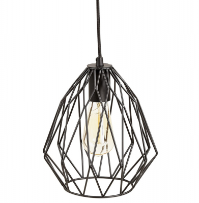 Lustra de design neagra PARAL forma geometrica stil industrial otel, HL00530BL - Kokoon [3]