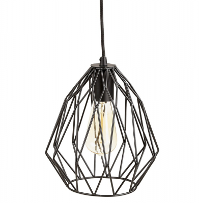 Lustra de design neagra PARAL forma geometrica stil industrial otel, HL00530BL - Kokoon [1]
