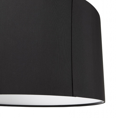 Lustra de design neagra SAYA rotunda abajur material 50x30x150 cm, HL00440BL - Kokoon [3]