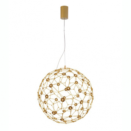 Lustra de lux aurie forma glob Roselle 40/60/80 cm, iluminare LED, metal, 9288080 - Novaluce [2]