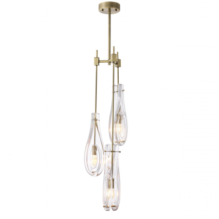 Lustre -   Candelabru Bellano S finisaj din alamă periată ușoară 114458 EICHHOLTZ