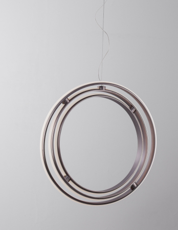 Lustra de lux dimabila glob cercuri LED Niraj Ø50/70 cm, negru purpuriu, 9365012 - Novaluce [5]