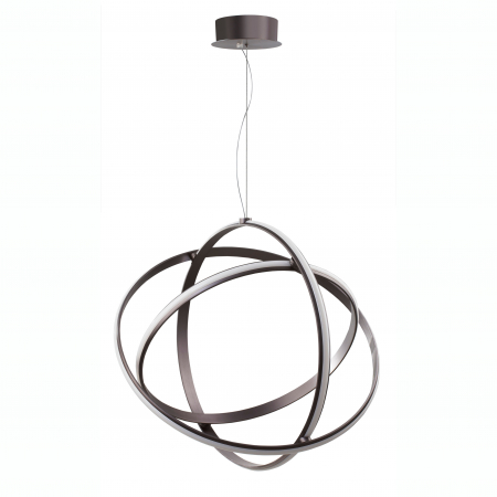Lustra de lux dimabila glob cercuri LED Niraj Ø50/70 cm, negru purpuriu, 9365012 - Novaluce [11]