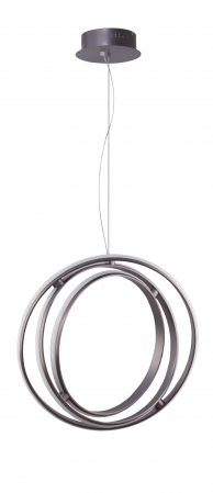 Lustra de lux dimabila glob cercuri LED Niraj Ø50/70 cm, negru purpuriu, 9365012 - Novaluce [7]