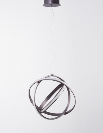 Lustra de lux dimabila glob cercuri LED Niraj Ø50/70 cm, negru purpuriu, 9365012 - Novaluce [6]