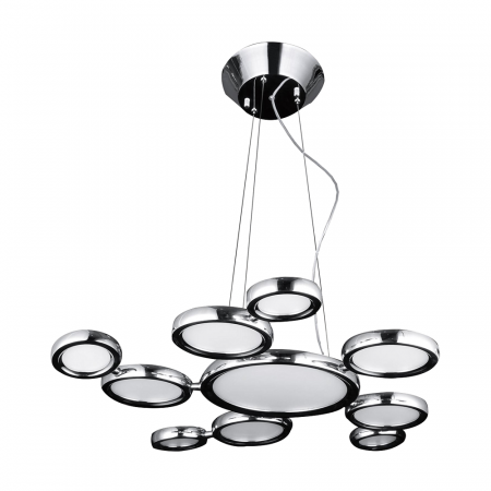 Lustre - Lustra de lux moderna LED Sinika 83,5 cm, metal crom, AZ 1786 - Azzardo