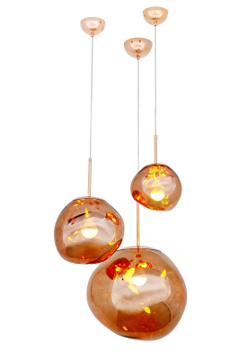 Lustra design elegant Rosario 40 cm, cupru, JD8043-40 - King [6]