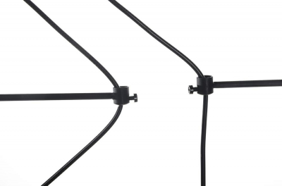 Lustra design industrial Frame II cu 4 becuri LED, cabluri, JD0032-4P - King [2]