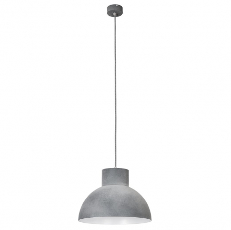 Lichidare stoc - Lustra design industrial Mundo otel negru/gri beton inaltime fixa 113 cm, 6510 - Nowodworski