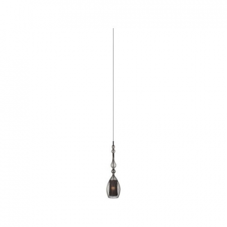 Lustra design Jesse L alb/negru, structura otel, abajur material textil, inaltime fixa, 8865 - Nowodworski [2]
