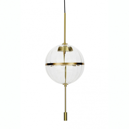 Promotii - Lustra design lux Murillo Ball in forma de glob, sticla/suport auriu, MD12001-1Y-300 - King