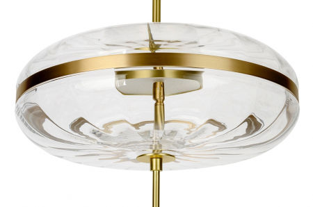 Lustra design lux Murillo Plate in forma de glob, sticla/suport auriu, MD12001-1-360 - King [1]