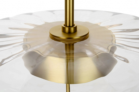 Lustra design lux Murillo Plate in forma de glob, sticla/suport auriu, MD12001-1-360 - King [3]