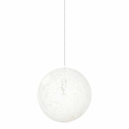Lustre - Lustra design modern alba/neagra Mason 40x40 cm, canepa, 1027S-400.WHITE - King