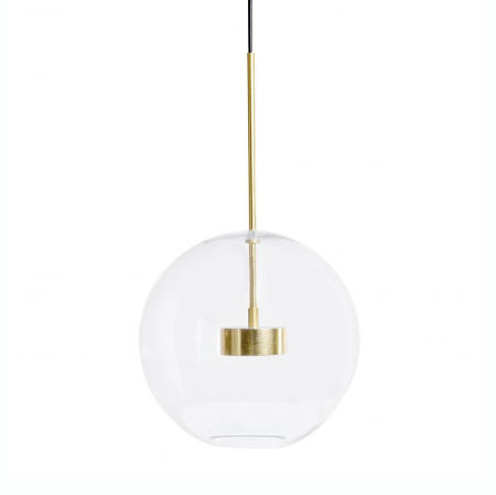 Promotii - Lustra aurie glob sticla Bubble Premium Standard aurie, iluminare LED, XCP9148-1 - King