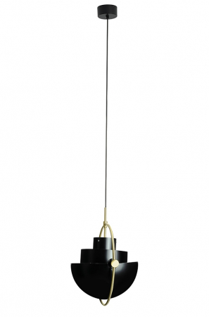 Lustra design modern extravagant Seal, alba/neagra/aurie, otel carbon, SM2356S - King [24]