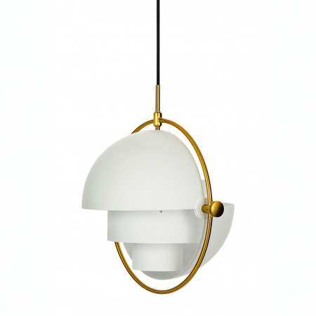 Lustre - Lustra design modern extravagant Seal, alba/neagra/aurie, otel carbon, SM2356S.WHITE - King