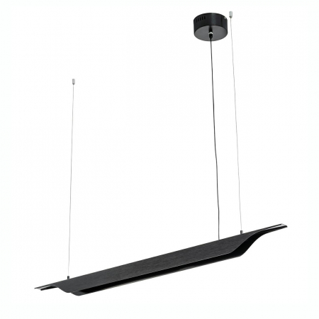 Lustre - Lustra design modern extravagant Vigo 125 cm, iluminare LED, aluminiu negru/auriu, XCP3400-125.BLACK - King